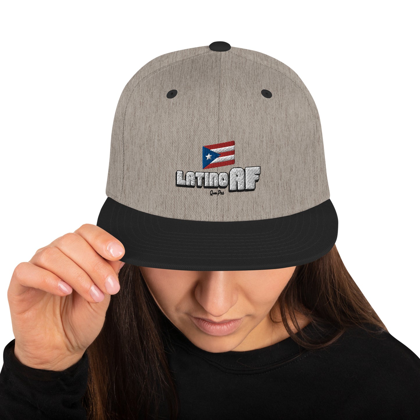 Latino AF PR Snapback Hat