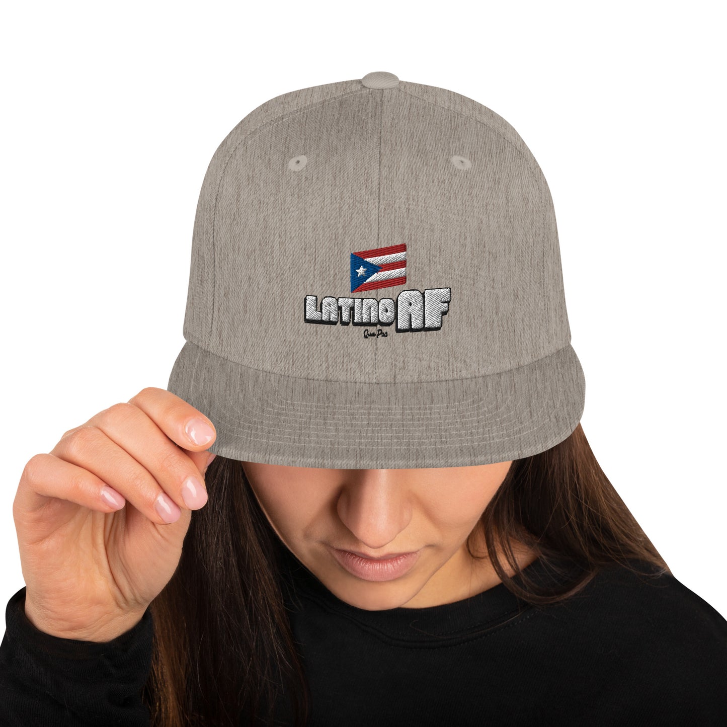 Latino AF PR Snapback Hat