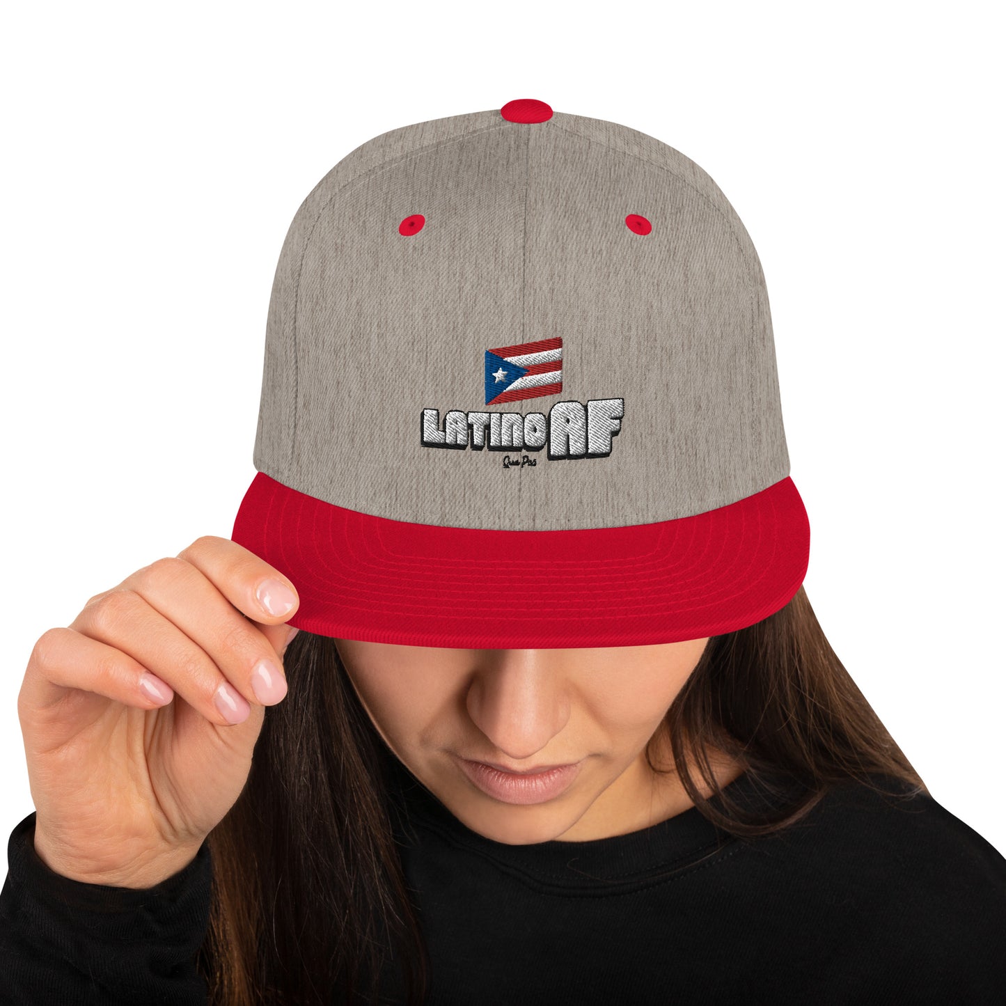 Latino AF PR Snapback Hat