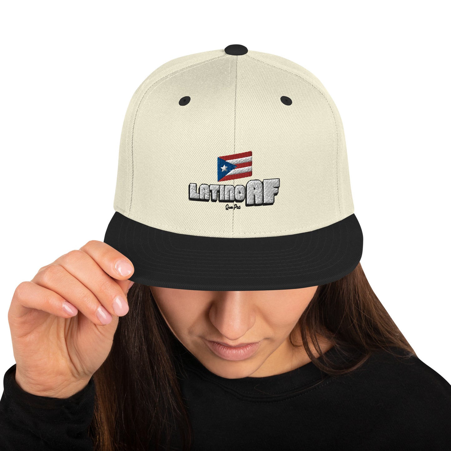 Latino AF PR Snapback Hat