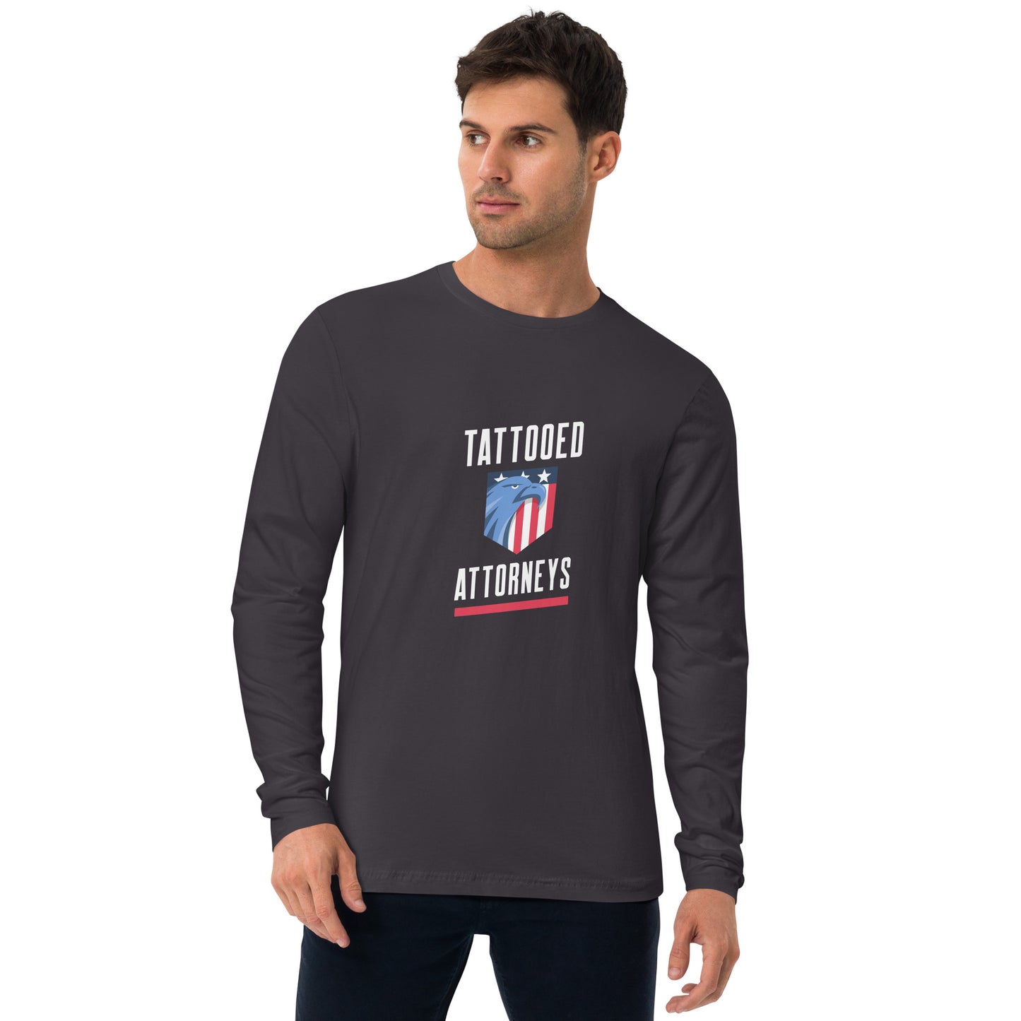 Tattoo Attorneys Long Sleeve Fitted Crew