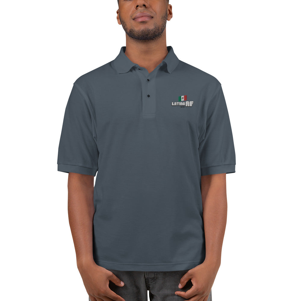 Latino AF MX Men's Premium Polo
