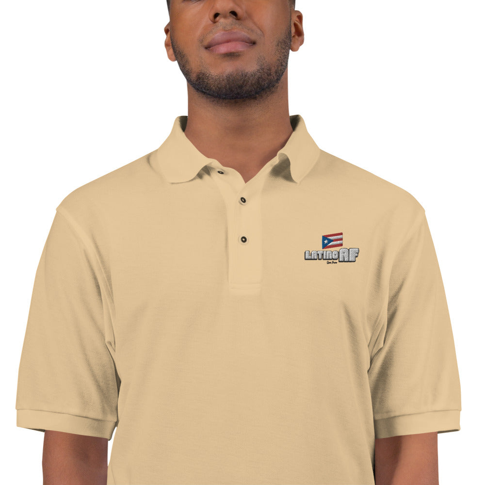 Latino AF PR Men's Premium Polo