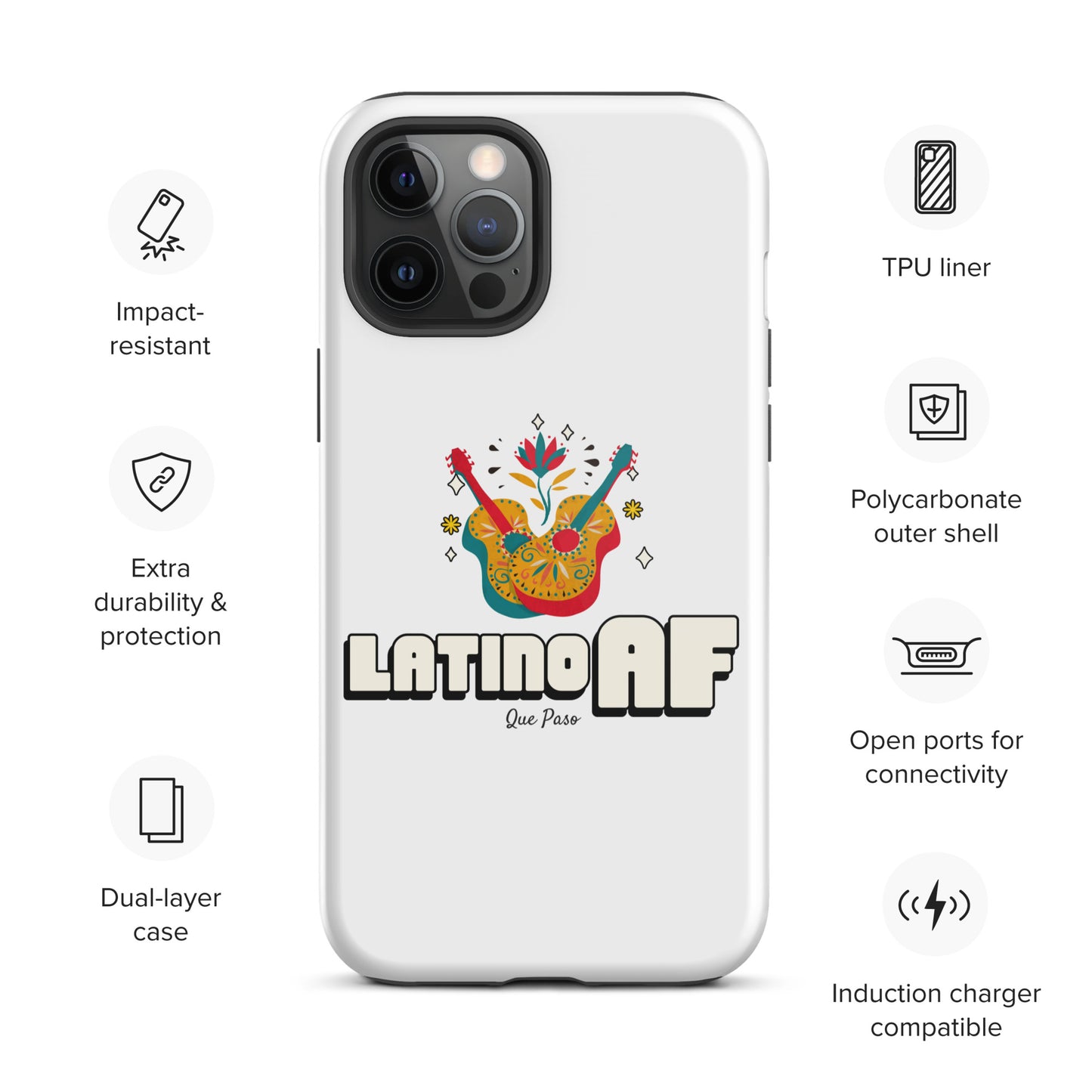 Latino AF Tough Case for iPhone®