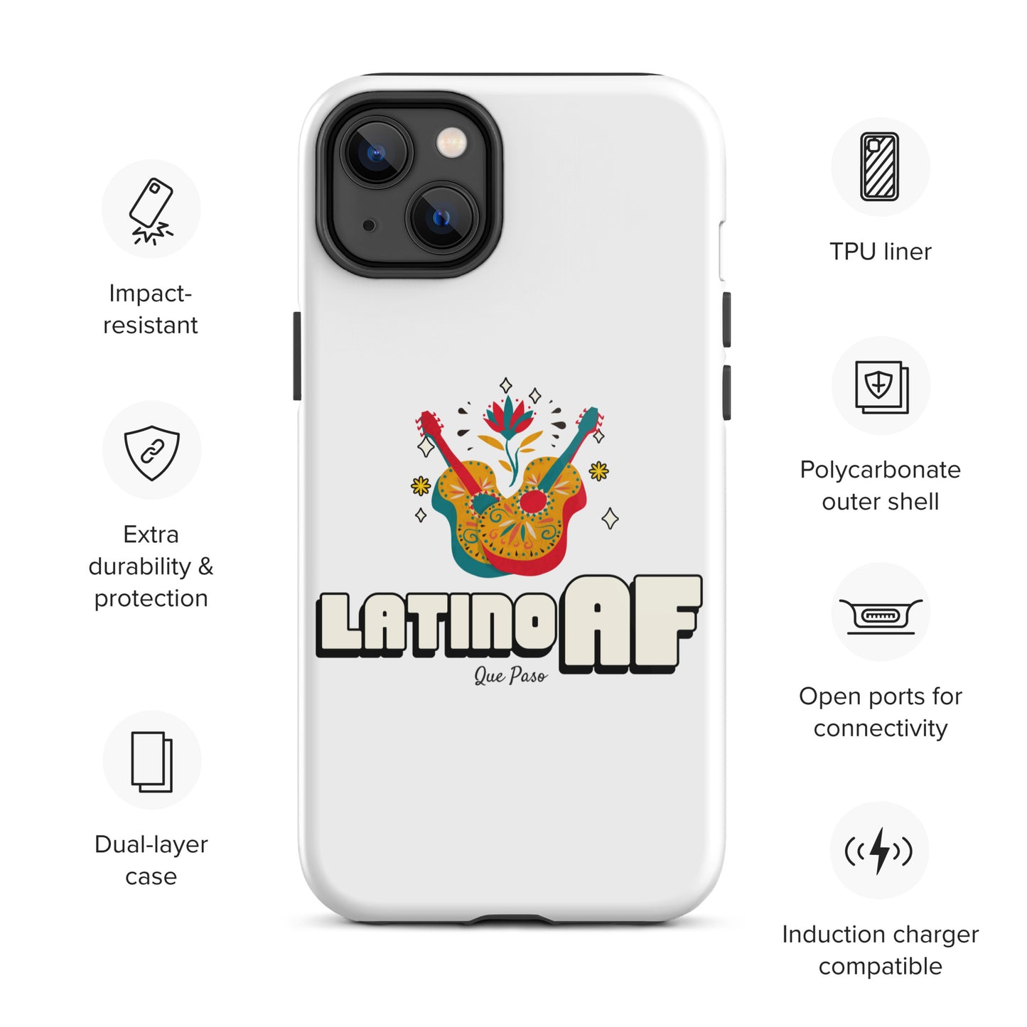 Latino AF Tough Case for iPhone®