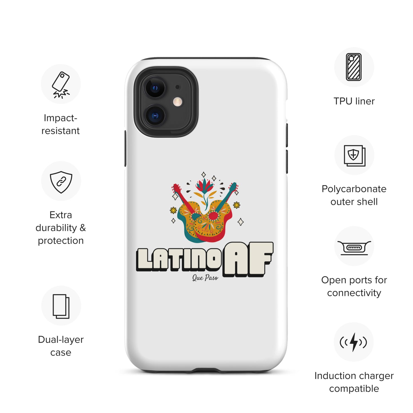 Latino AF Tough Case for iPhone®