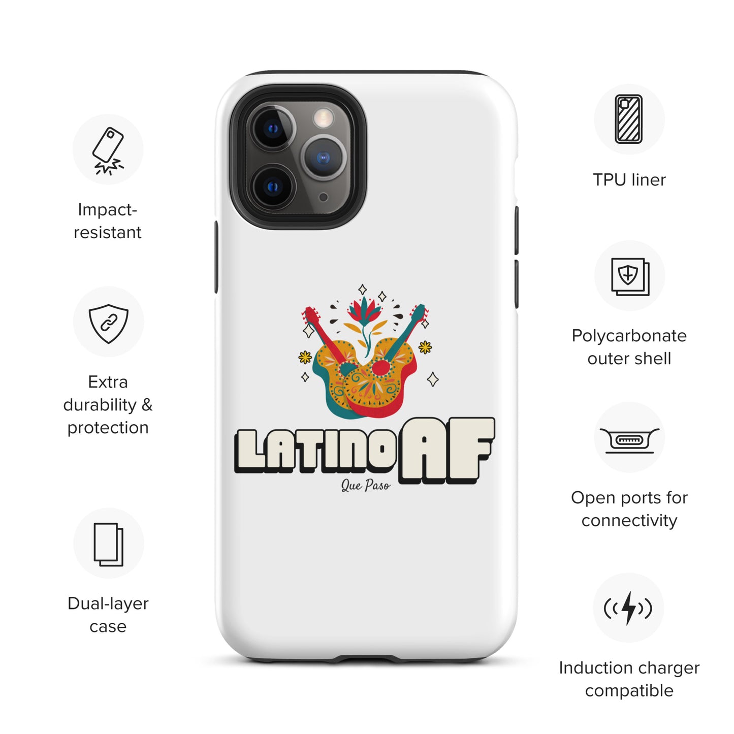 Latino AF Tough Case for iPhone®