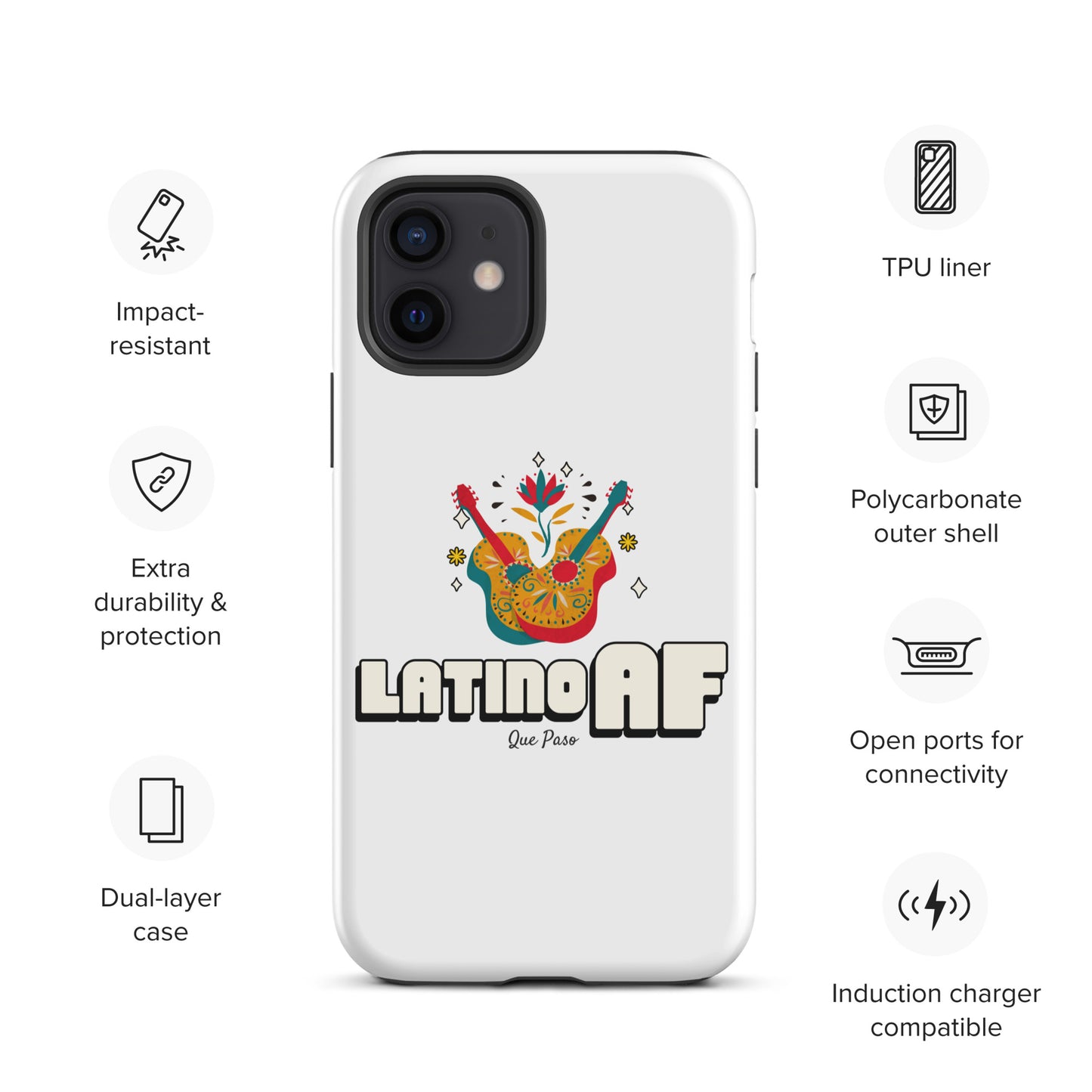 Latino AF Tough Case for iPhone®