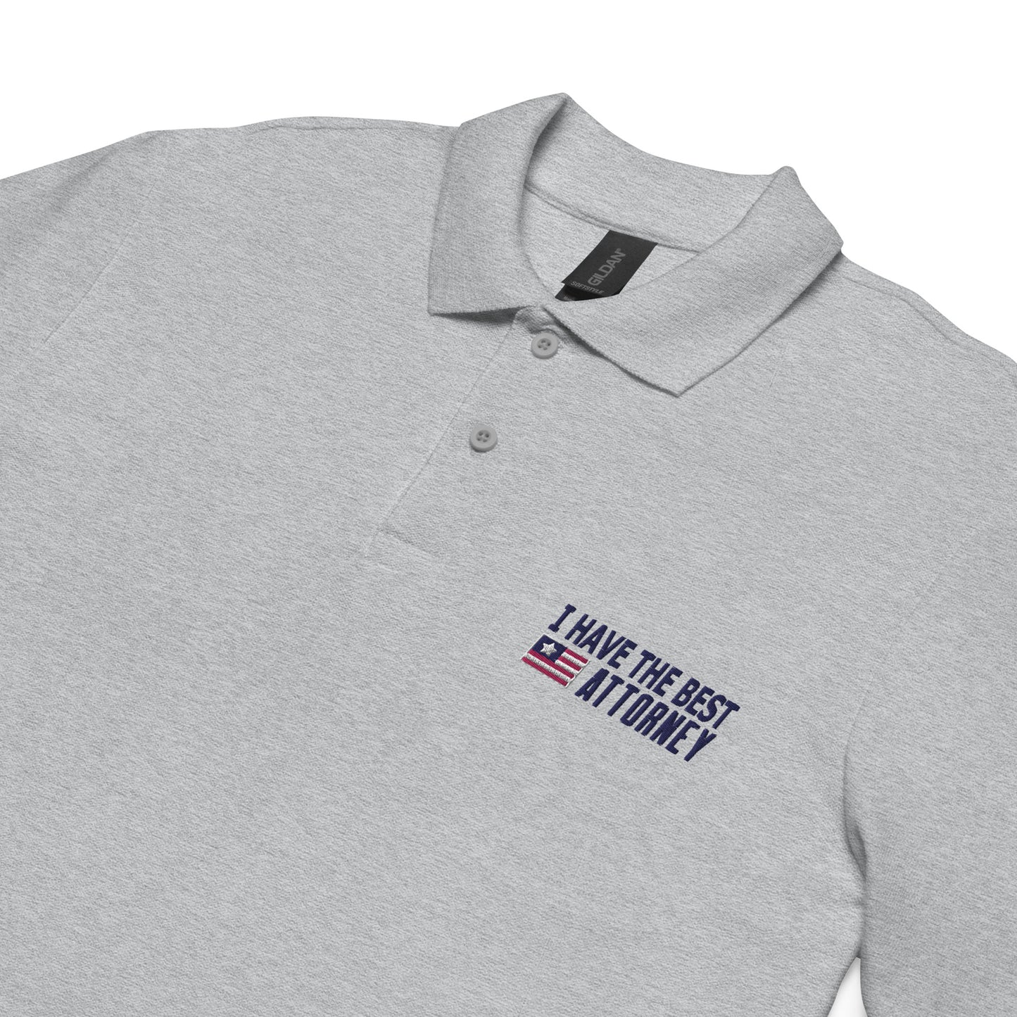 I have the Best Attorney Pique polo shirt