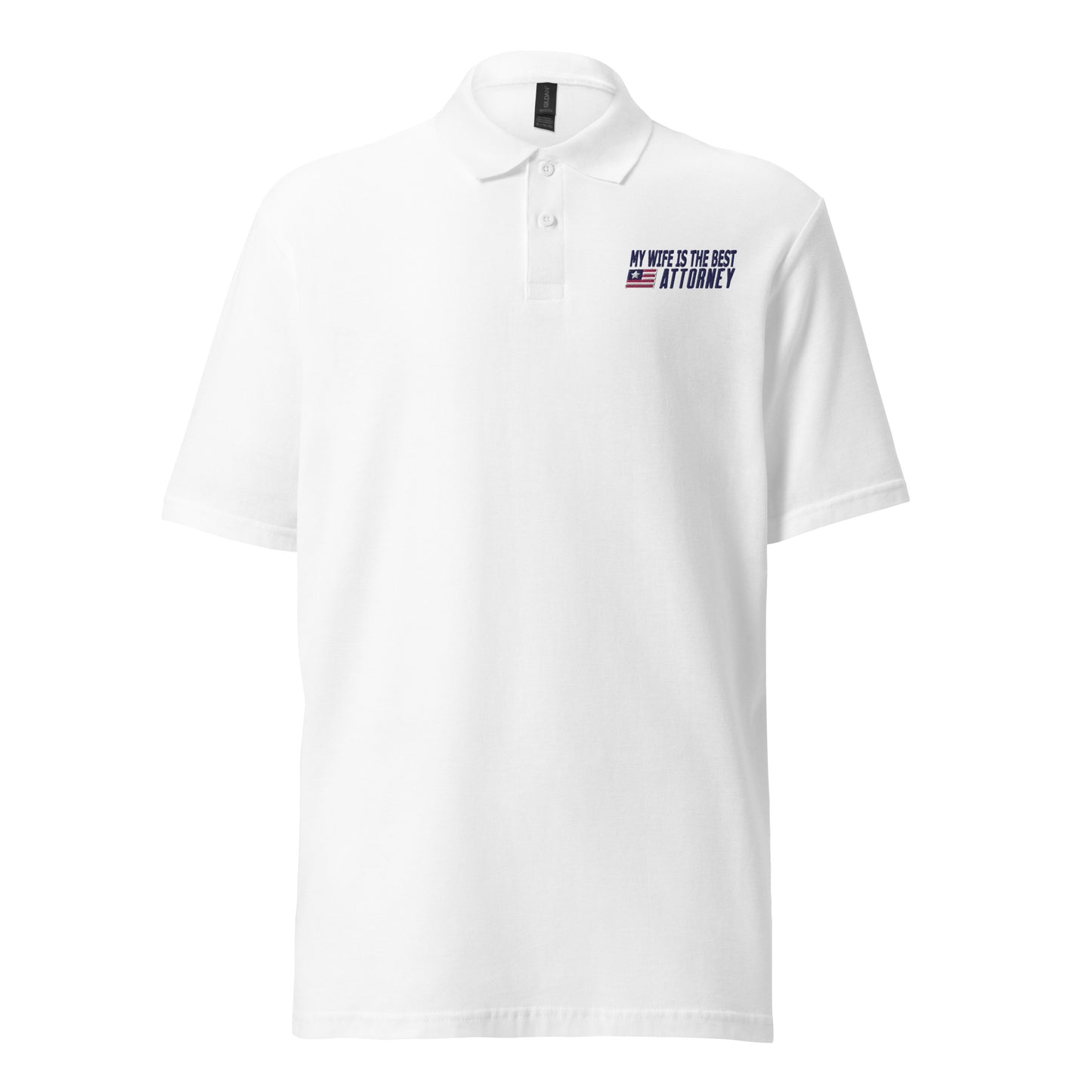 My Wife is the Best Attorney Unisex pique polo shirt