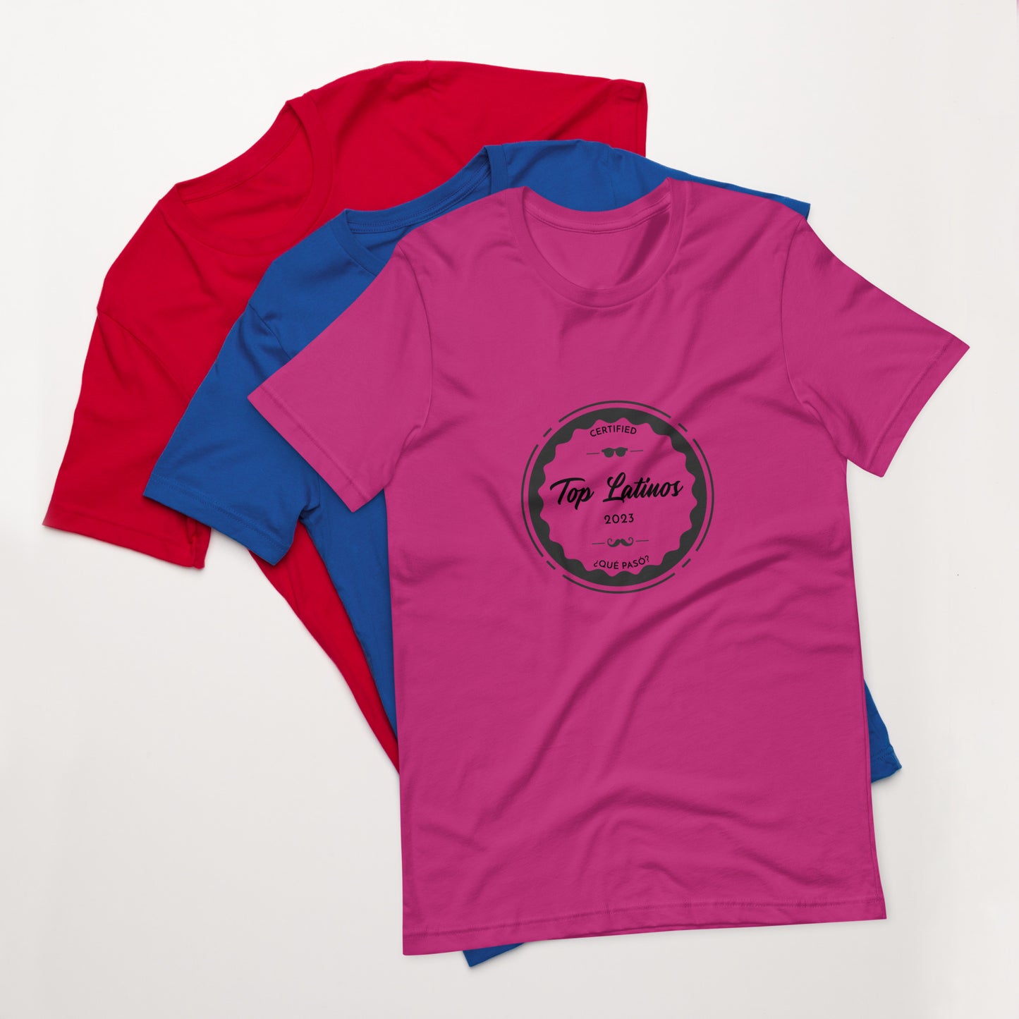 Top Latinos Certifed Unisex t-shirt