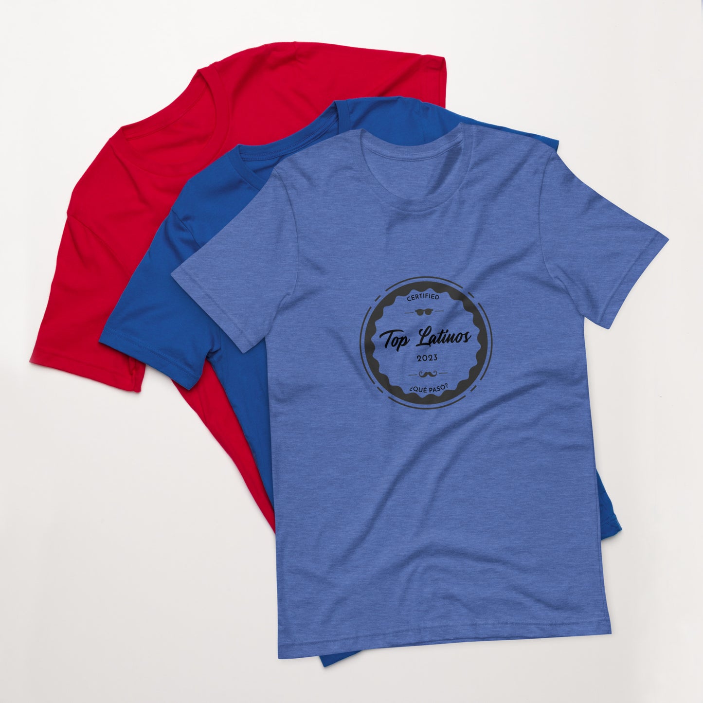 Top Latinos Certifed Unisex t-shirt