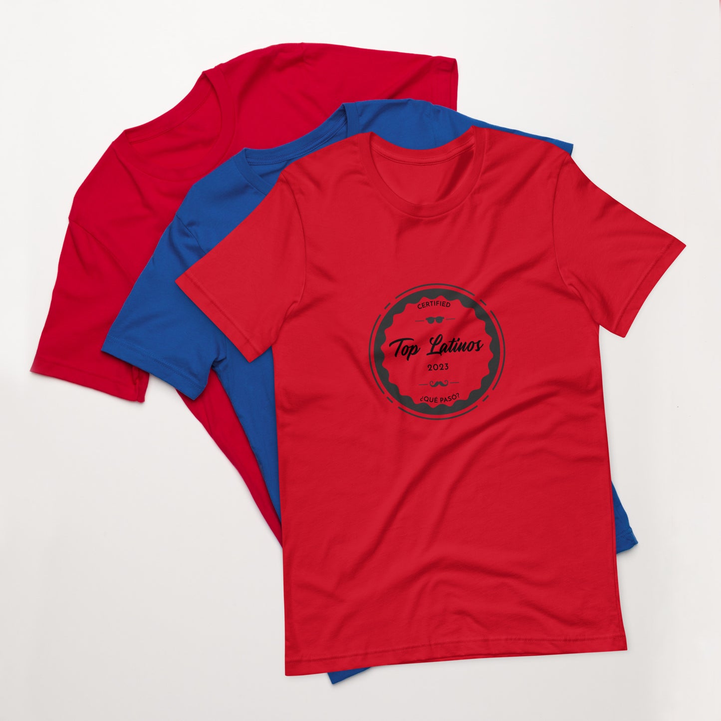 Top Latinos Certifed Unisex t-shirt