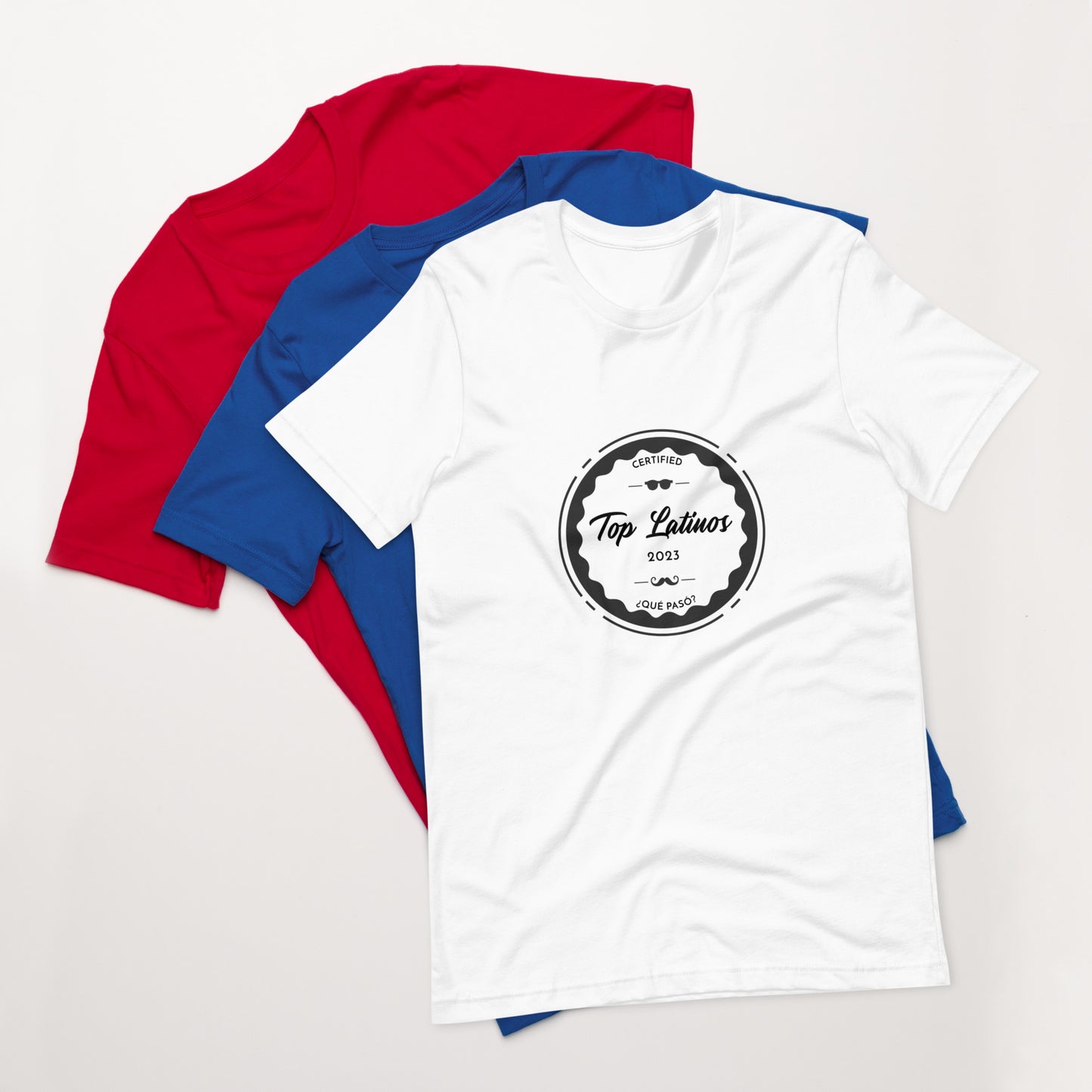 Top Latinos Certifed Unisex t-shirt