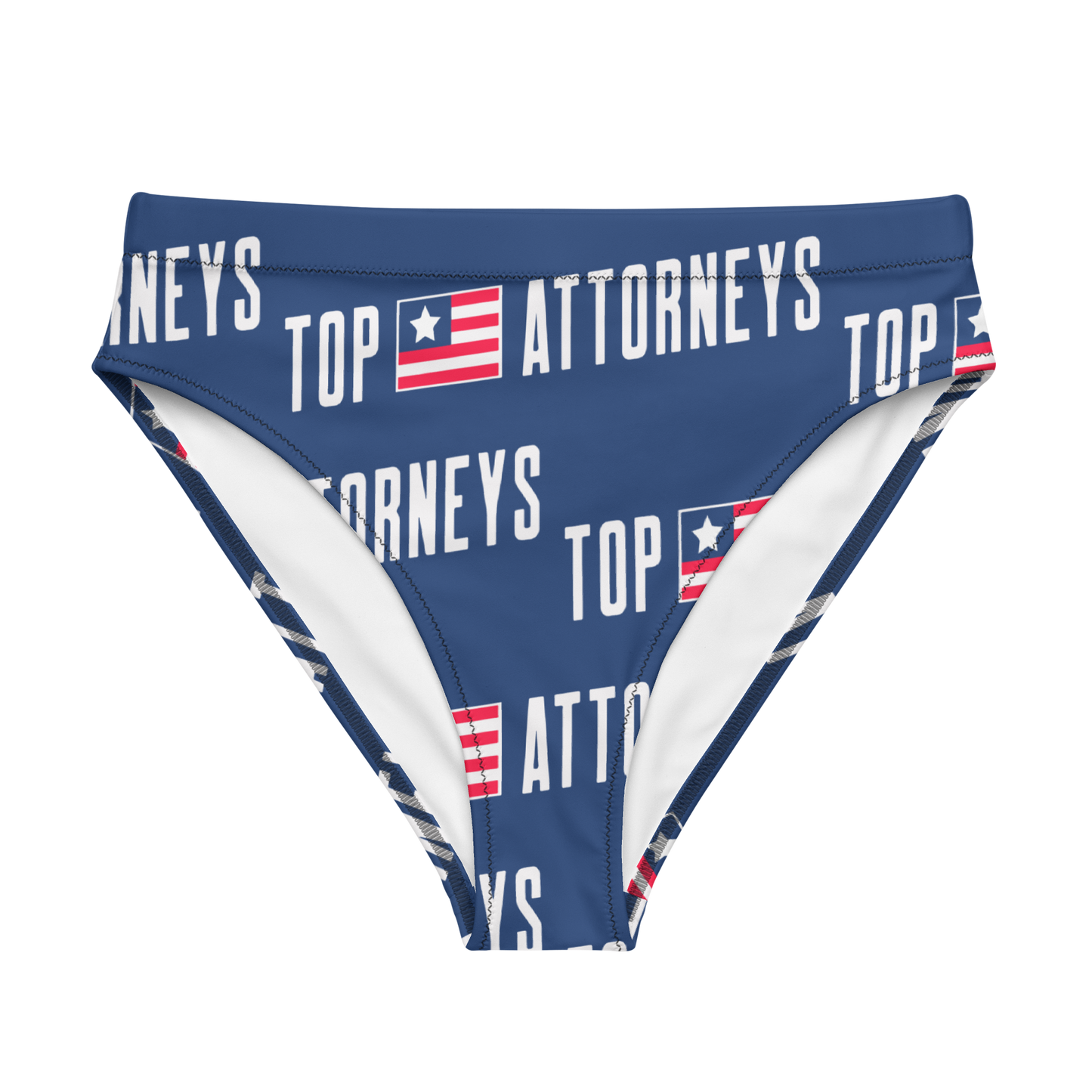 Attorneys high-waisted bikini bottom