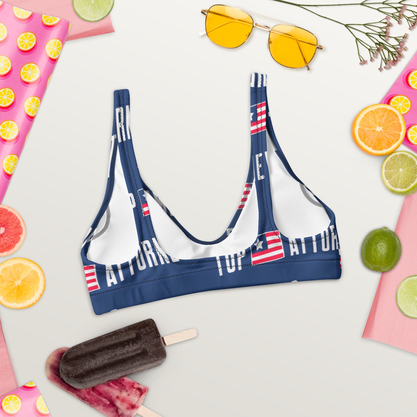 Attorneys padded bikini top