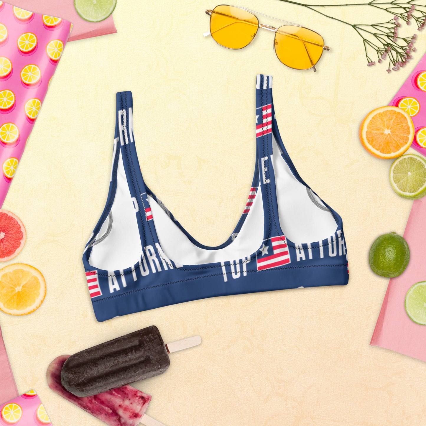 Attorneys padded bikini top