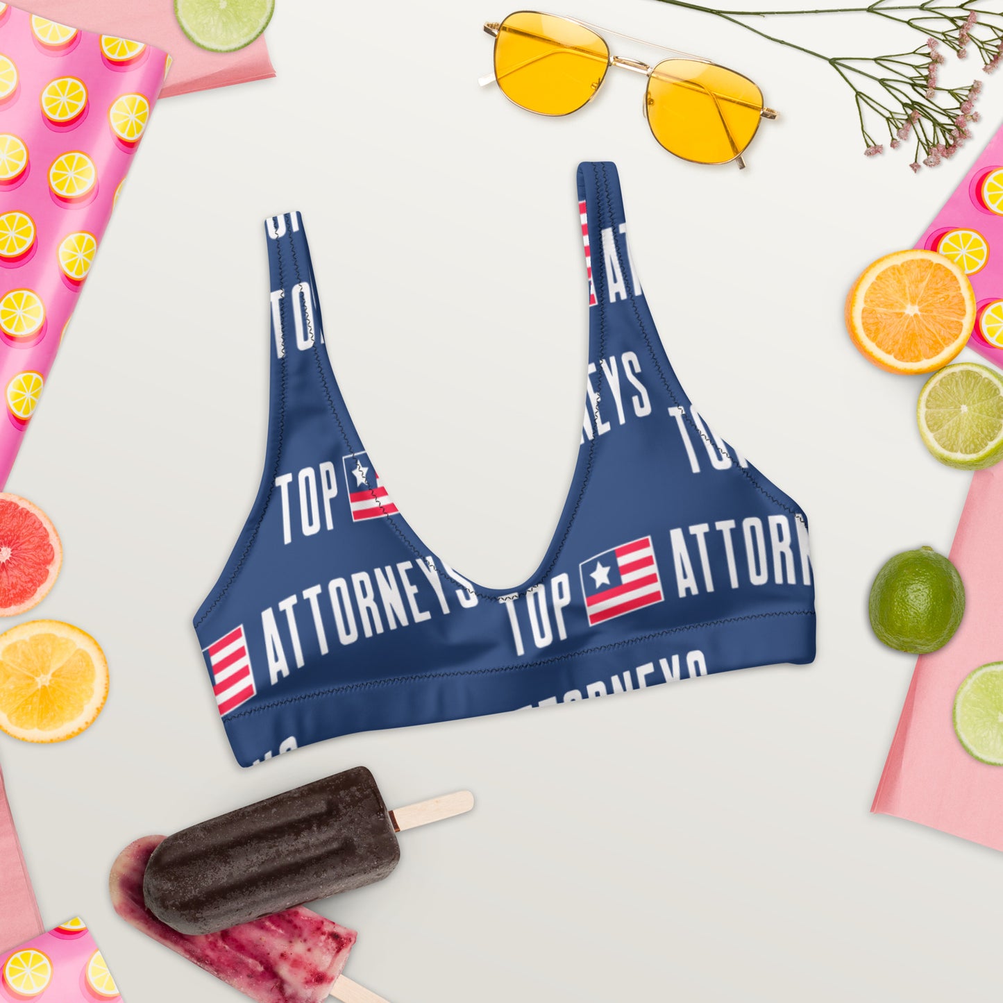 Attorneys padded bikini top