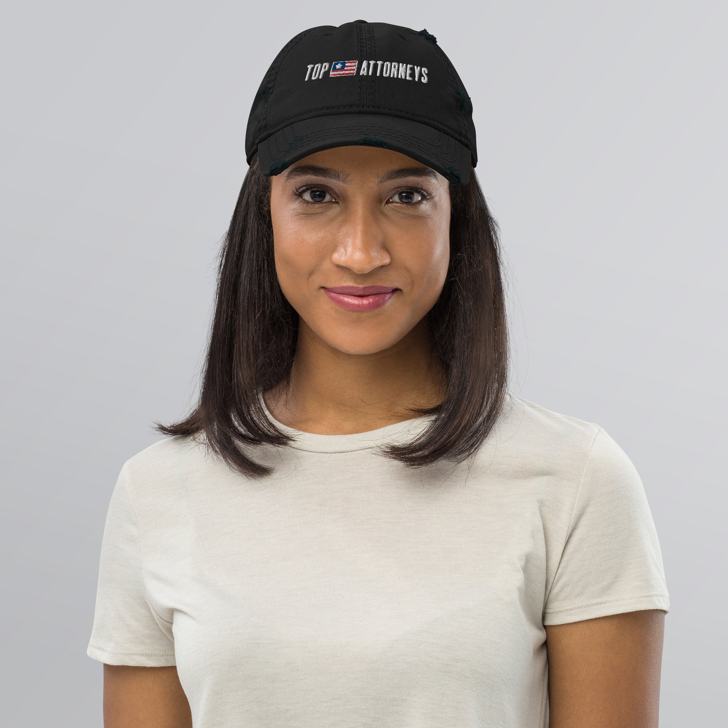 Distressed Top Attorneys Hat