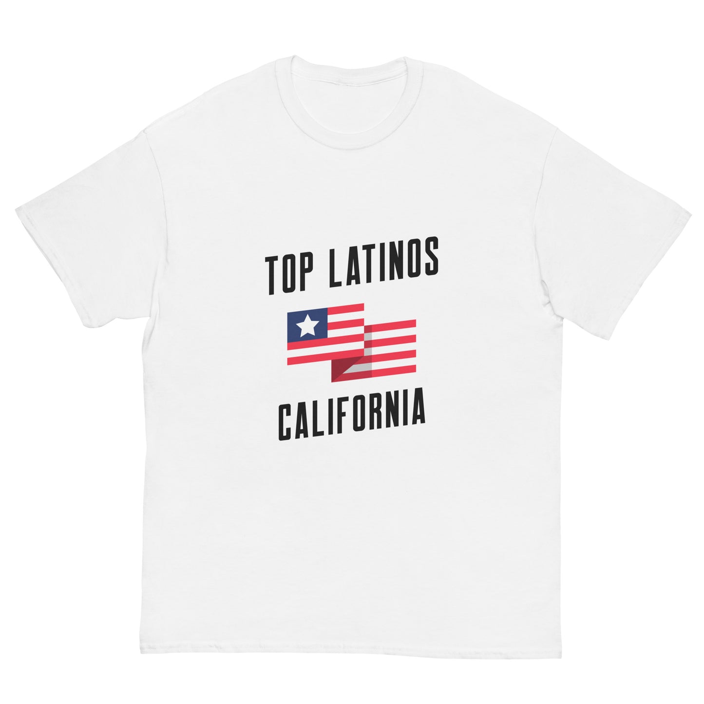 Top Latinos California classic tee