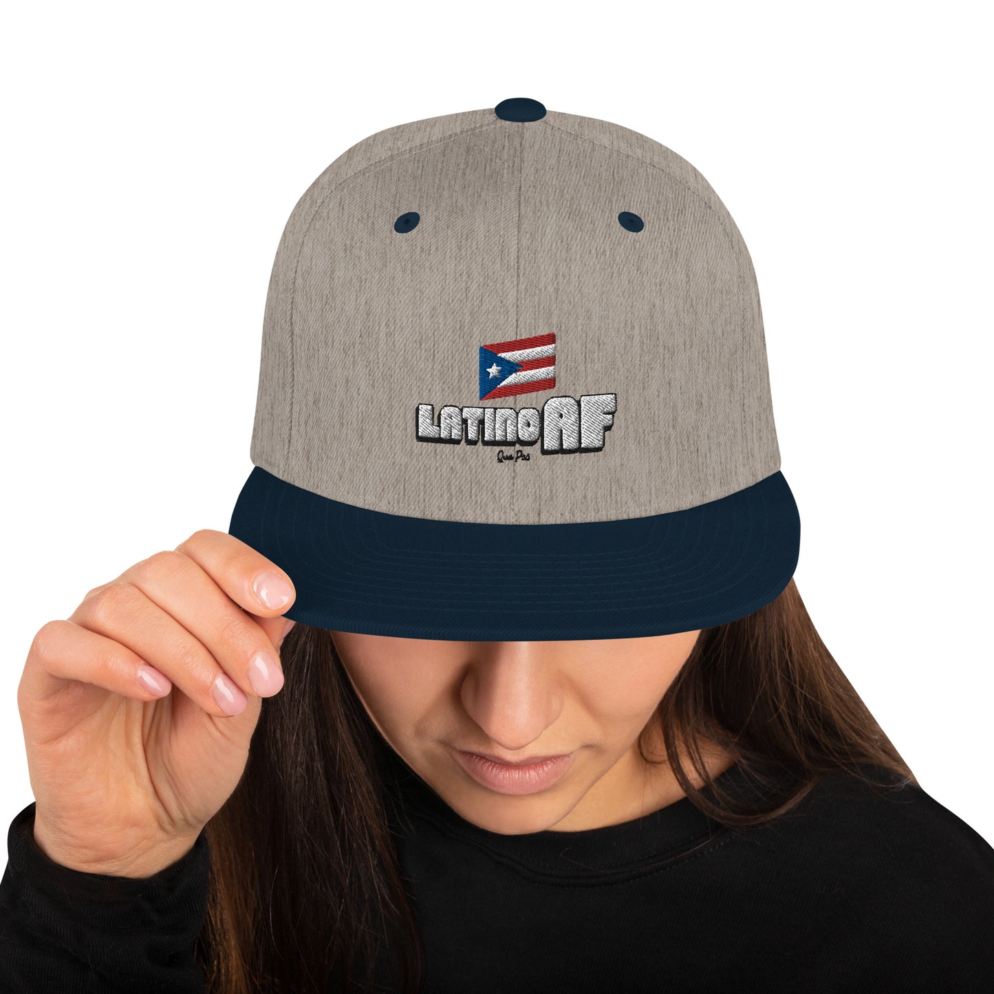 Latino AF PR Snapback Hat