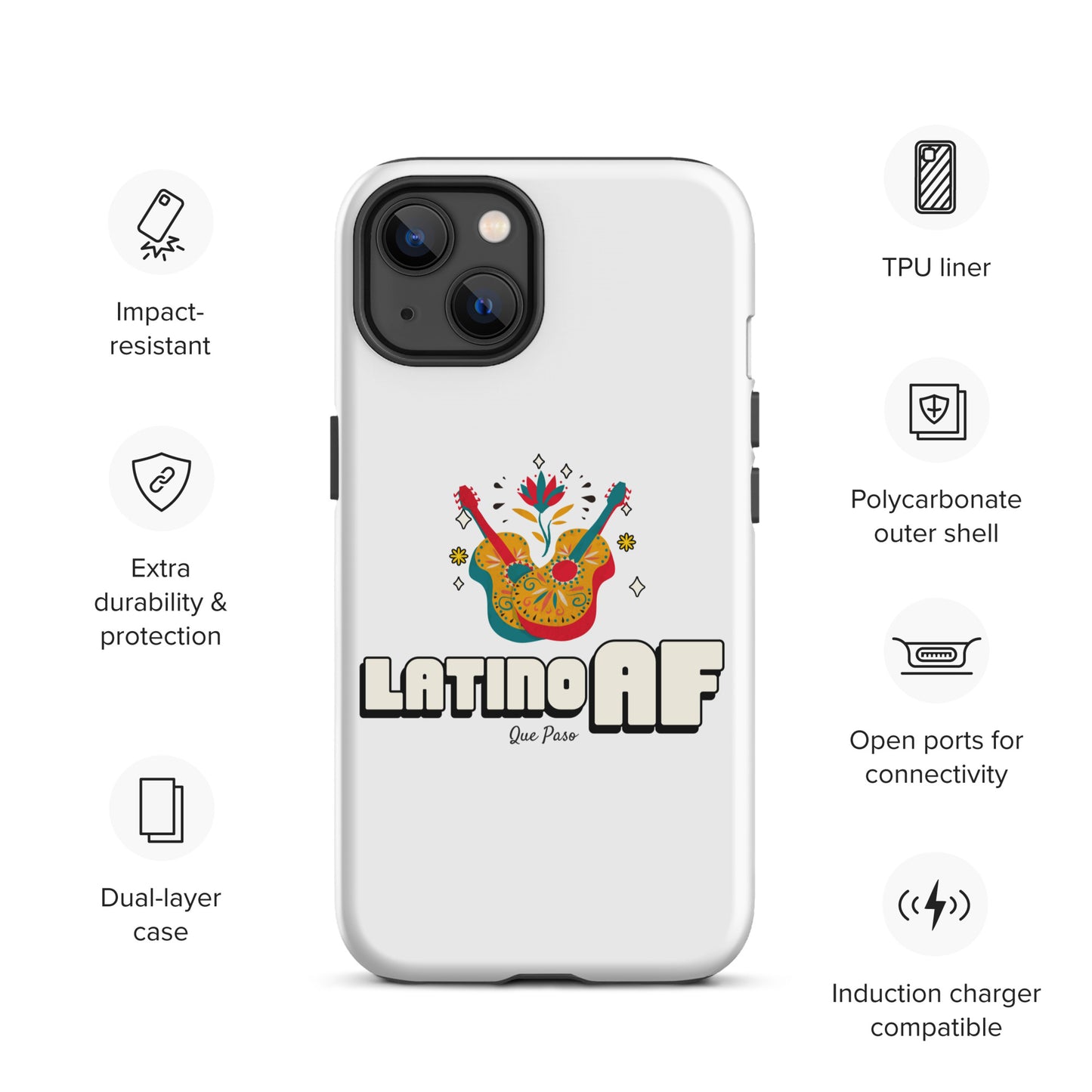 Latino AF Tough Case for iPhone®