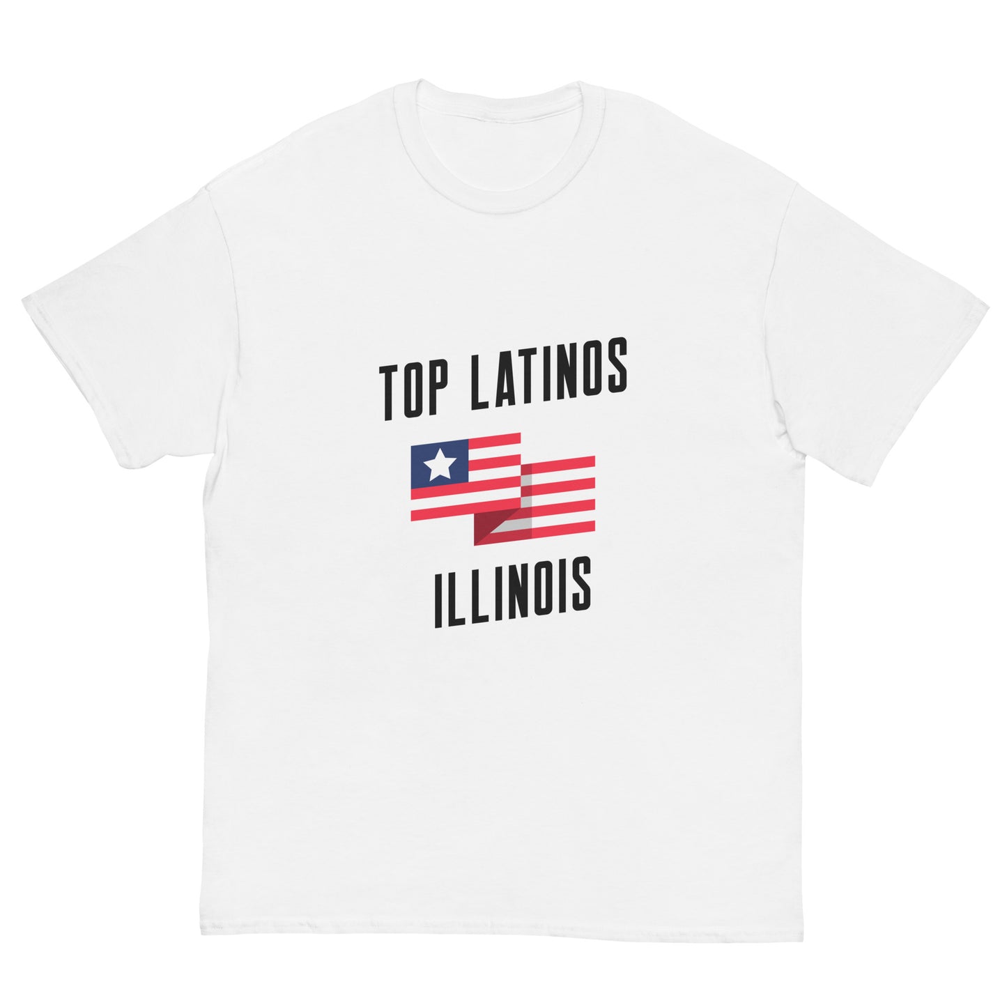 Top Latinos Illinois classic tee